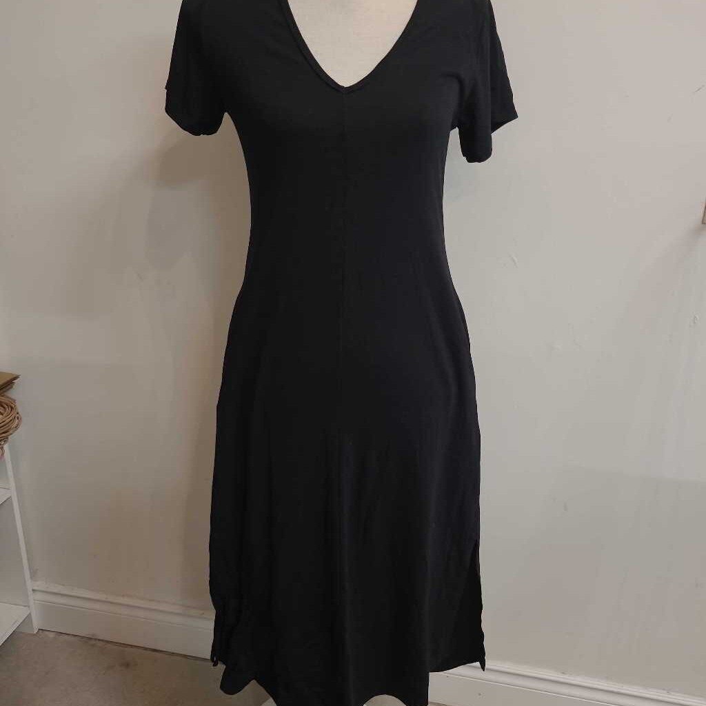 BLACK MAXI SMASH TESS DRESS