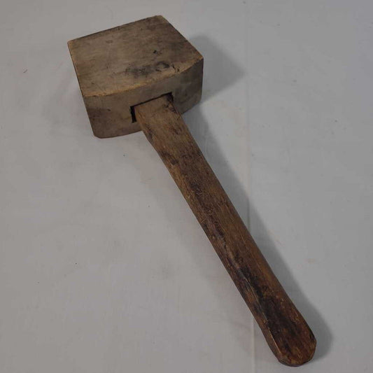 ANTIQUE WOODEN MALLET - SM