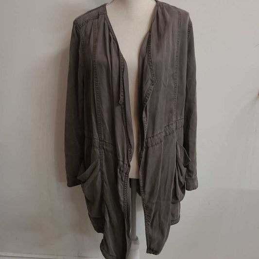 KHAKI LOOSE JACKET