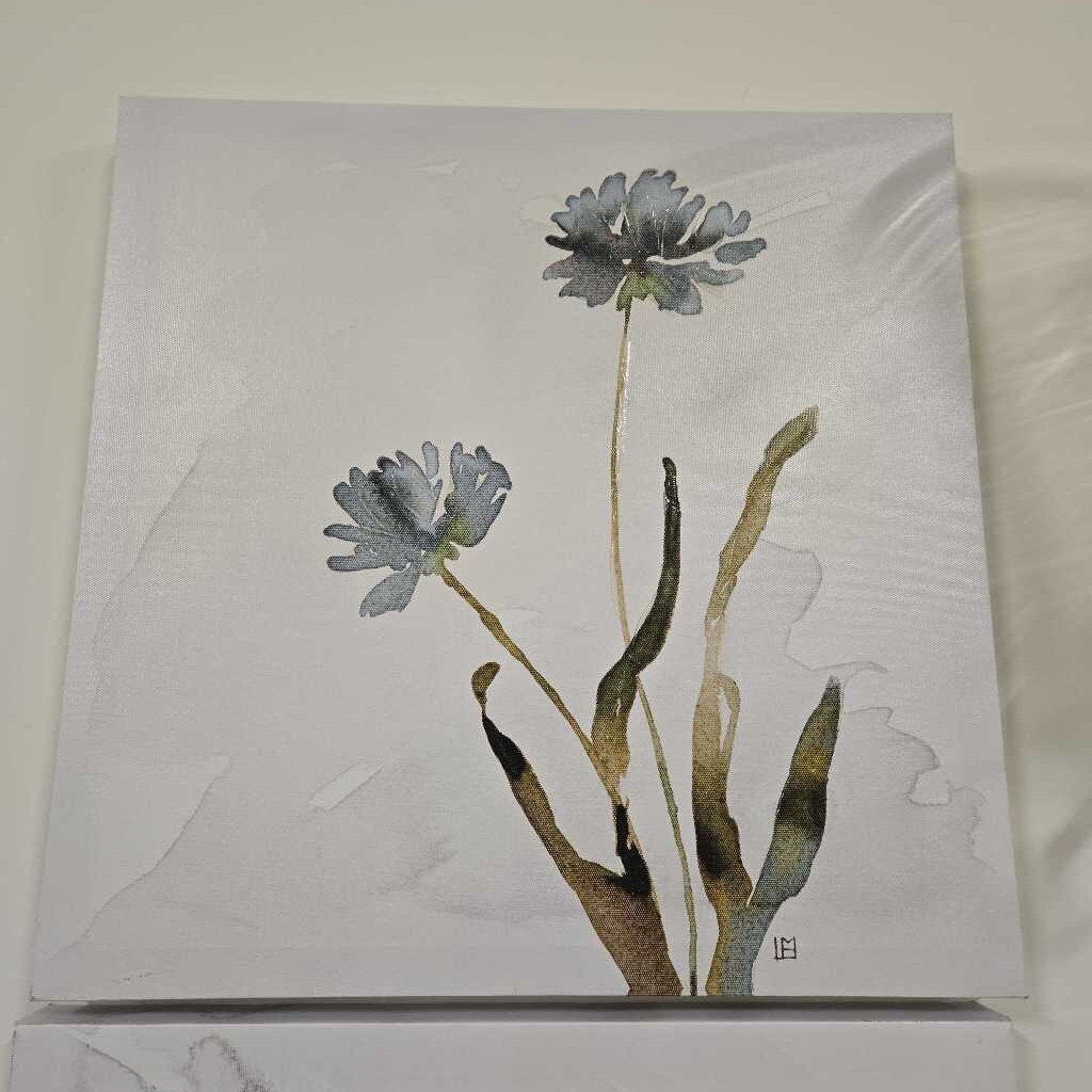 BLUE FLORAL CANVAS B