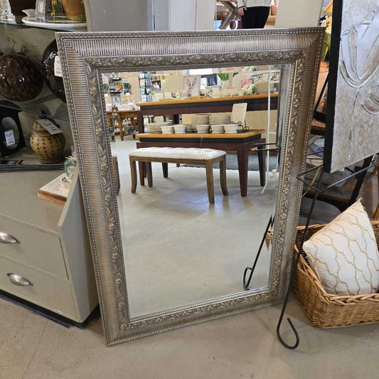 SILVER & GOLD FRAMED MIRROR