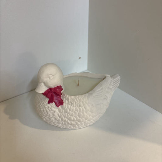 Duck and Bow Soy Candle