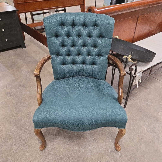 EMERALD GREEN ACCENT CHAIR