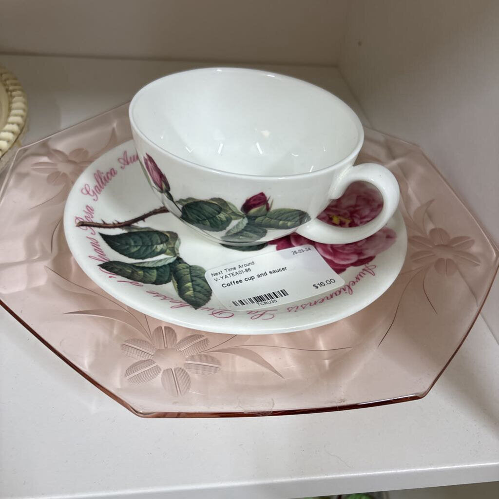 Coffee cup and saucer