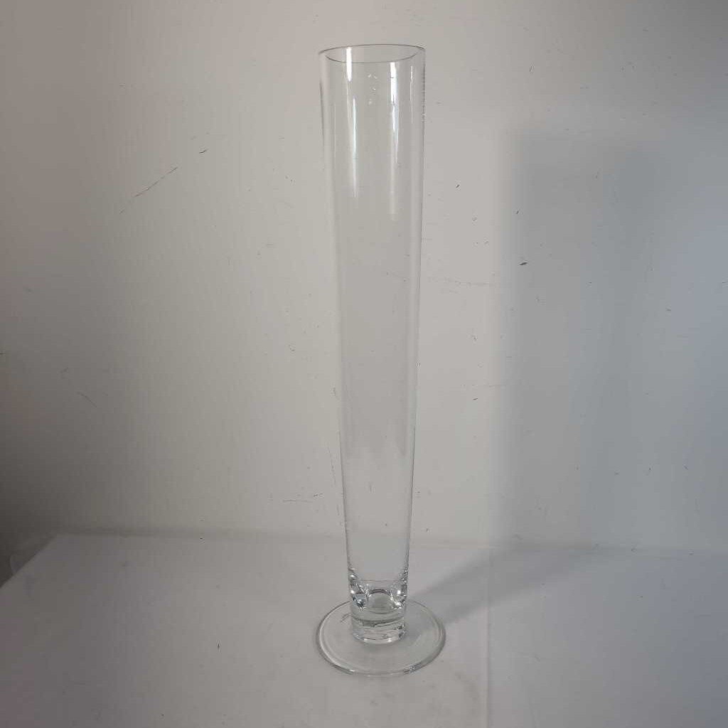 TALL GLASS VASE