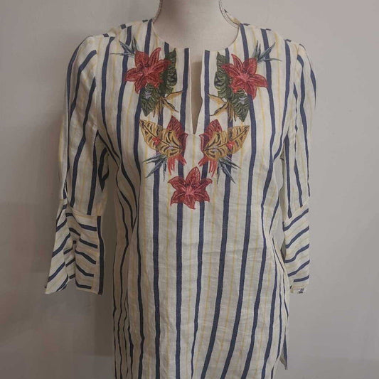LINEN STRIPED TUNIC