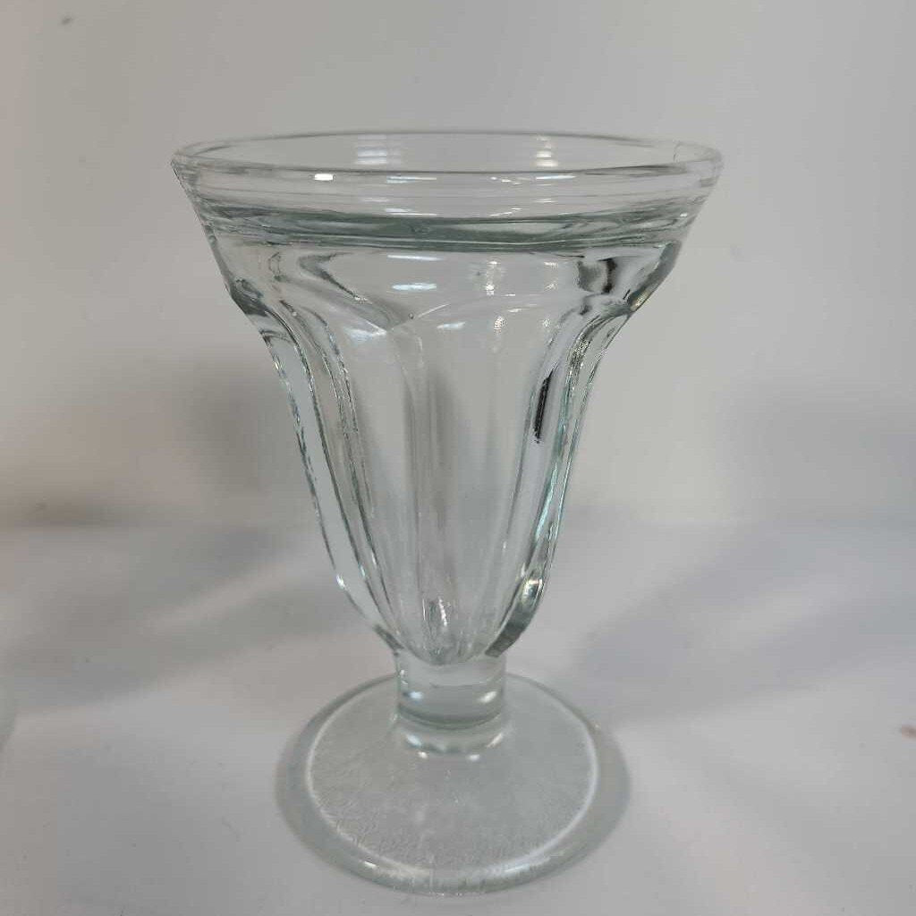 S/4 VTG ICE CREAM GLASSES