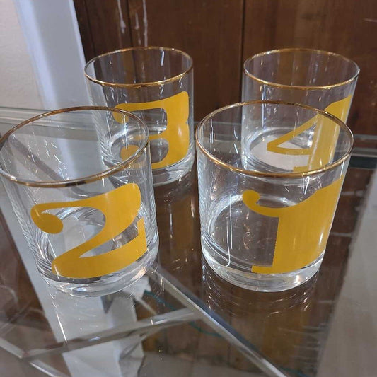VTG DRINK BY NUMBER TUMBLERS