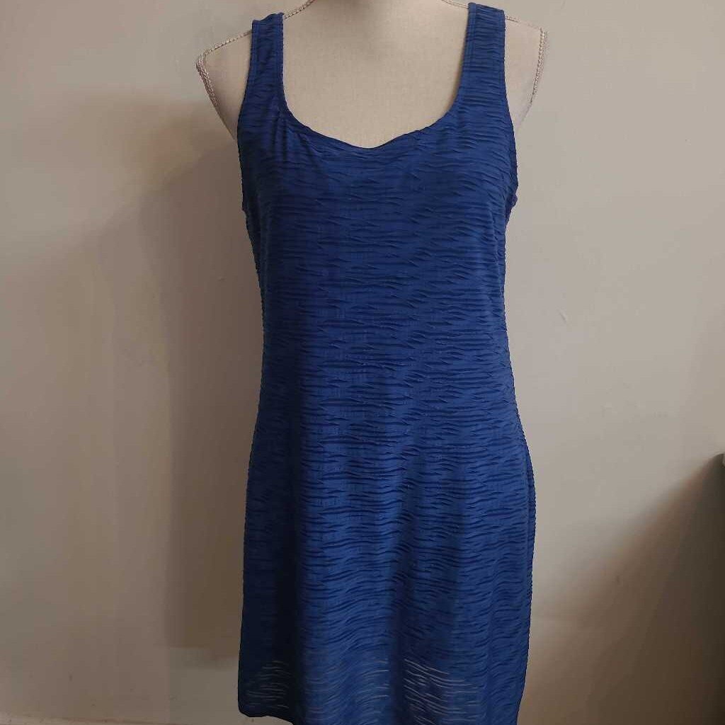 BLUE TANK SHIFT DRESS