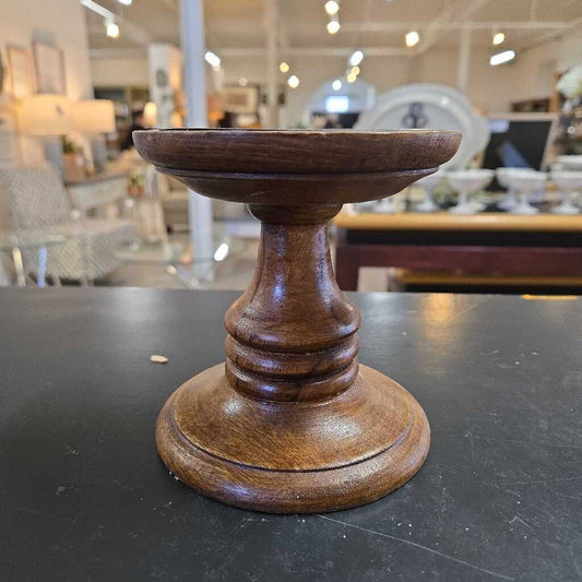 WOODEN CANDLE HOLDER