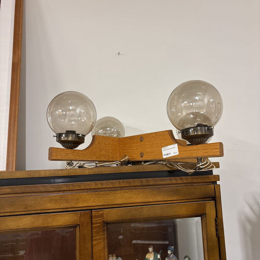 Wooden Hardwire Light