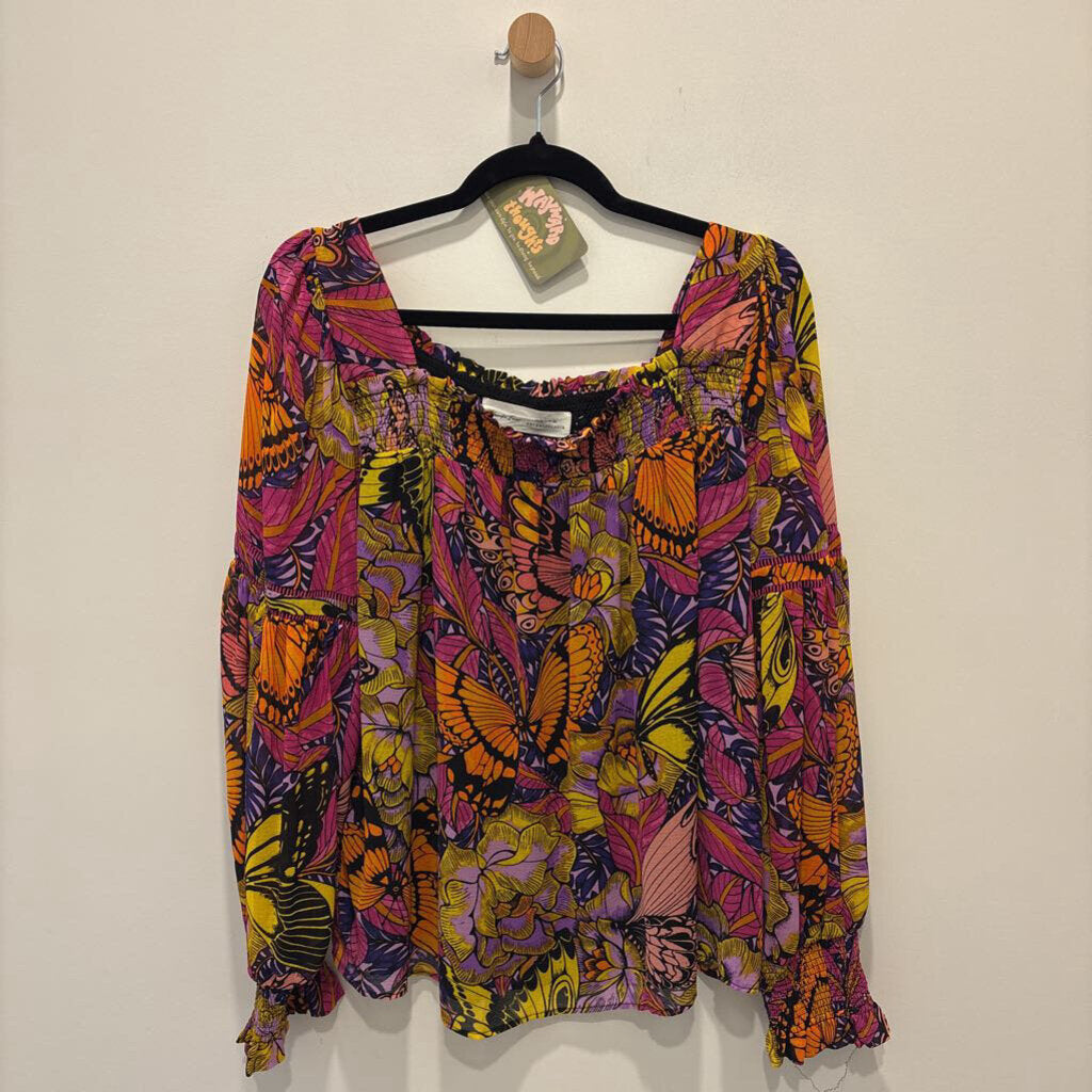 NWT BY ANTHROPOLOGIE FLORAL BLOUSE