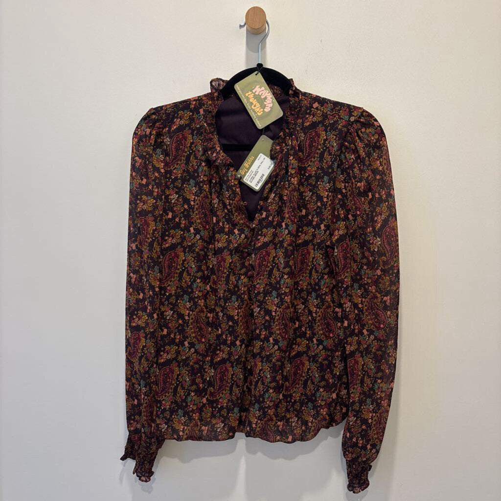 AUTRES FILLES FLORAL PULL ON BLOUSE