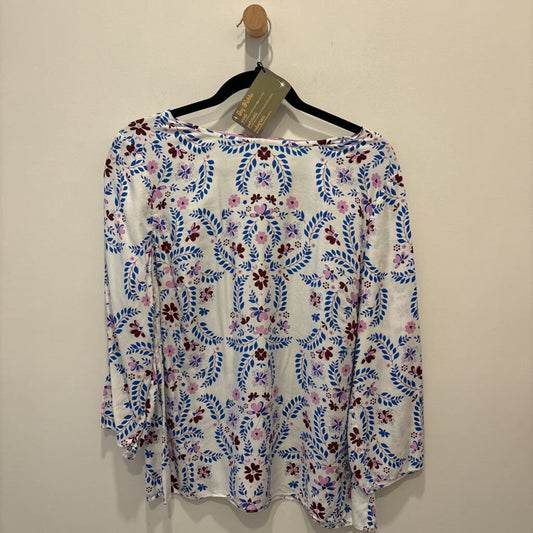 BODEN - FLORAL LONG SLEEVE BLOUSE