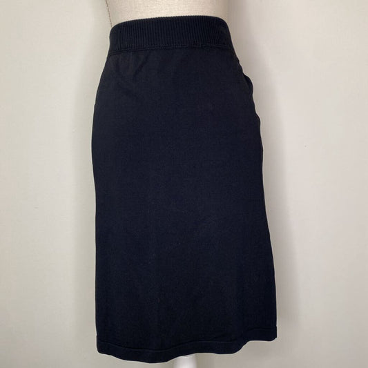 BLACK PULL ON SKIRT