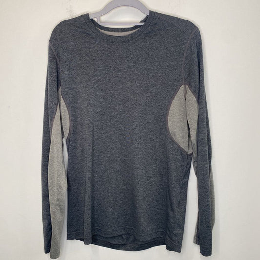 GREY ATHLETIC LONG SLEEVE SHIRT