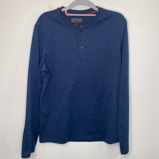 BLUE LONG SLEEVE MENS TOP