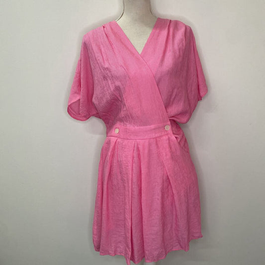 *NWT* FRNCH - PINK PIN-STRIPE S/S DRESS