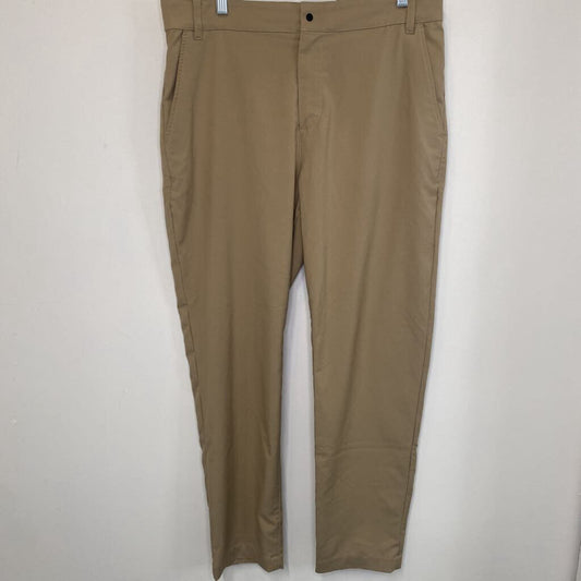 NIKE - TAN DRI-FIT ATHLETIC PANTS