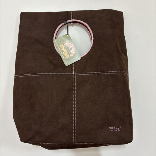 MATT & NAT - BRUSHED SUEDE HANDBAG / CLUTCH