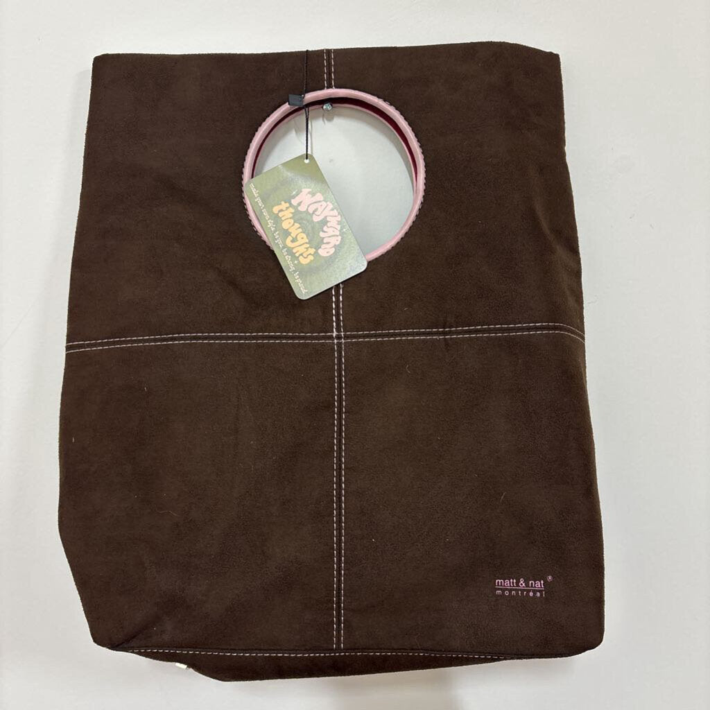 MATT & NAT - BRUSHED SUEDE HANDBAG / CLUTCH