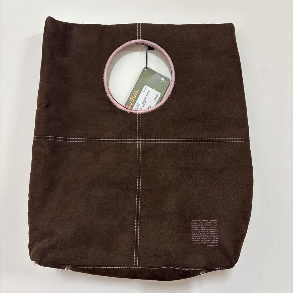 MATT & NAT - BRUSHED SUEDE HANDBAG / CLUTCH