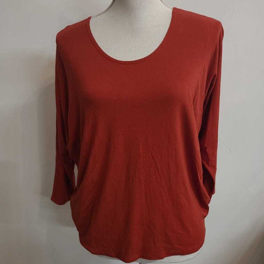 RED BAT WING TOP