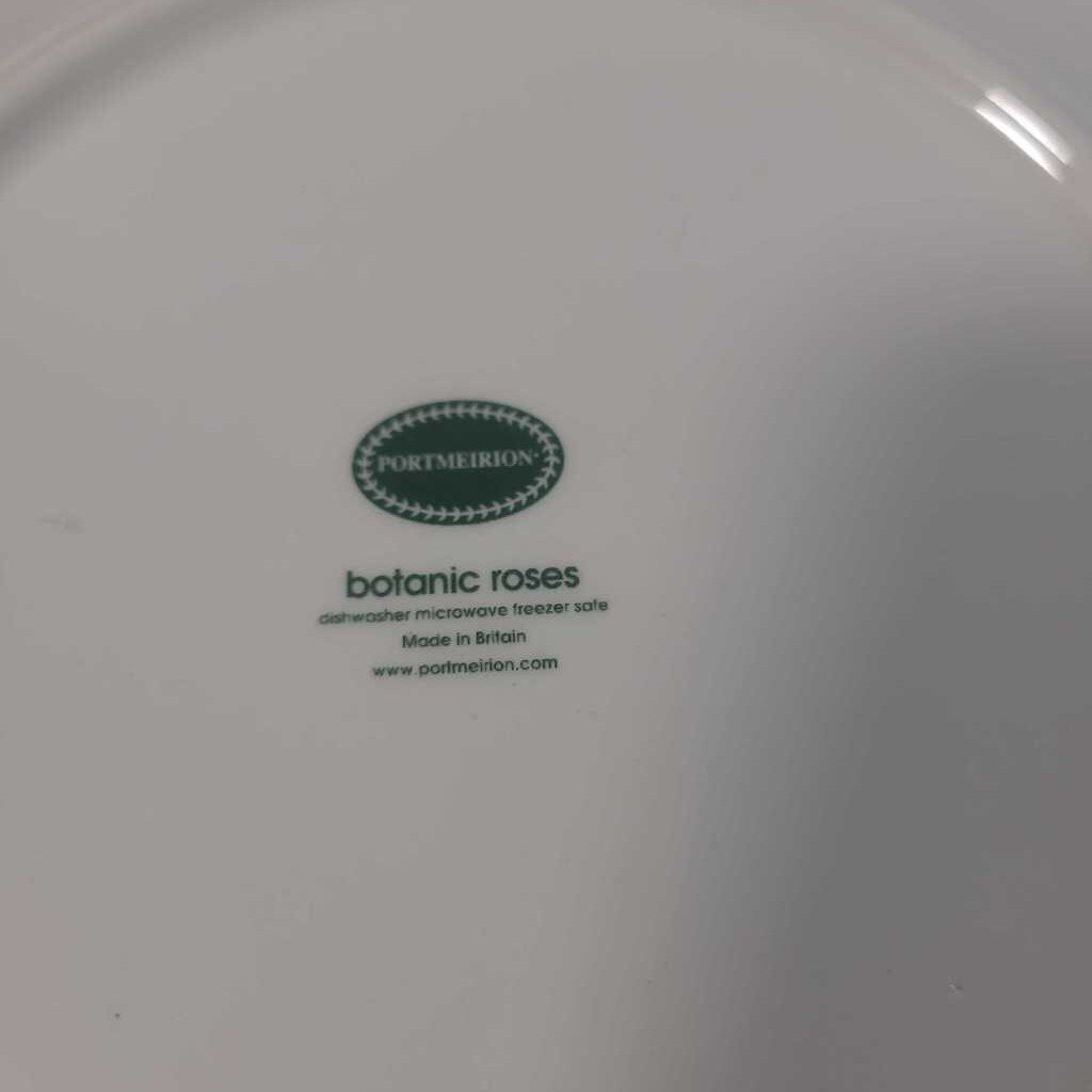 S/6 PORTMEIRION BOTANICAL ROSES BREAD & BUTTER PLATES