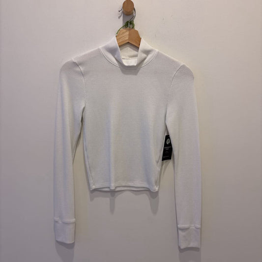 AMERCIAN EAGLE WHITE MOCK NECK