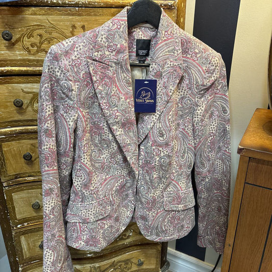 ESPRIT FINE CORDUROY PAISLEY JACKET