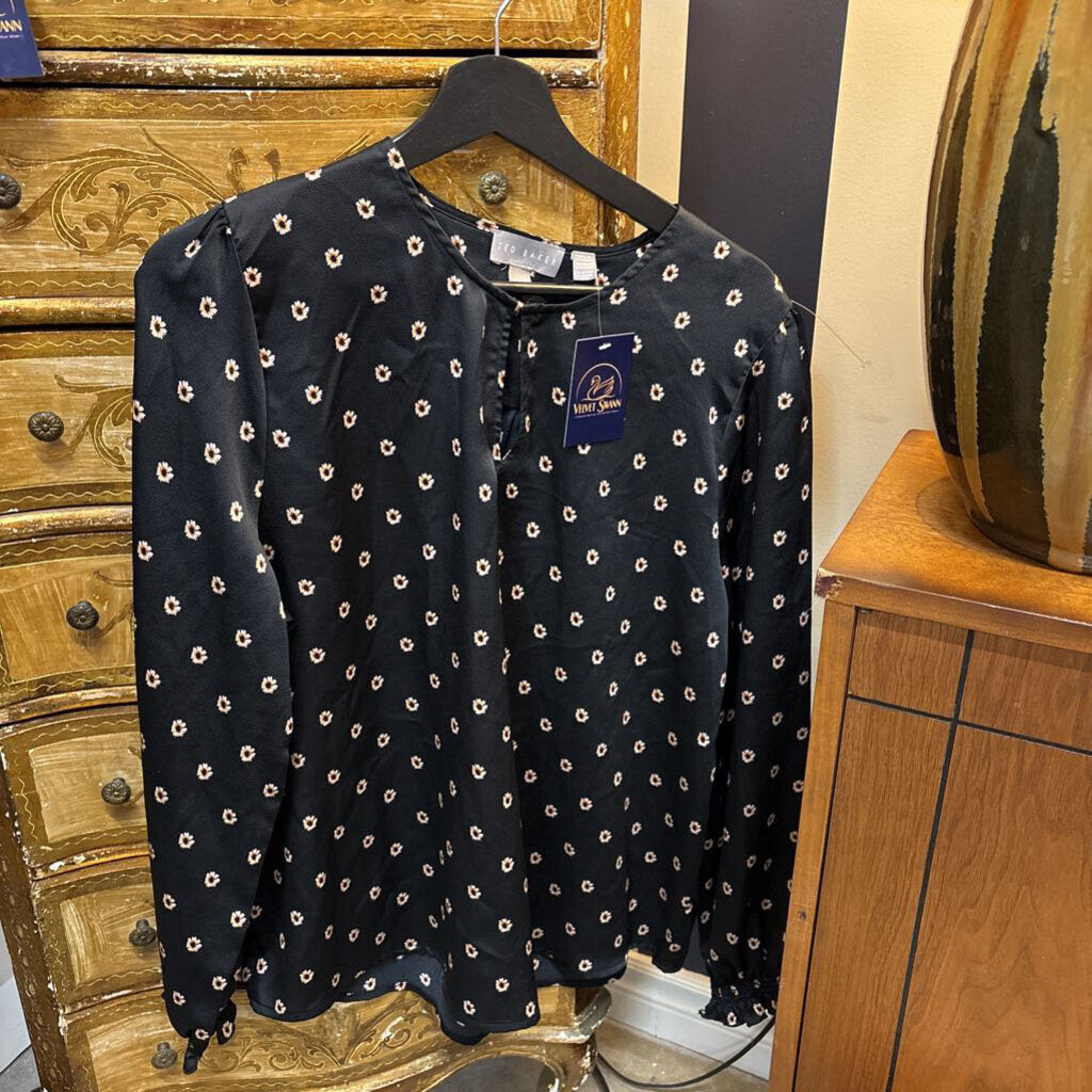 TED BAKER BLOUSE WITH DAISY PRINT
