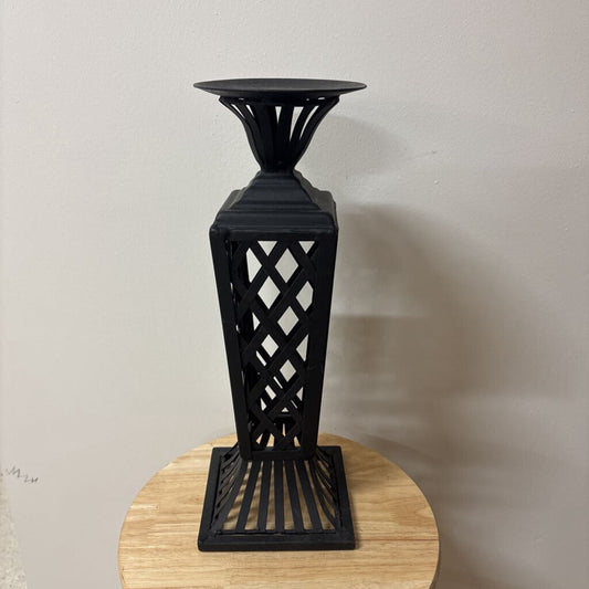 Black Metal Plant/Candle Stand
