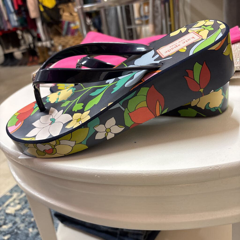 NWOT KATE SPADE NEW YORK WEDGE FLIP FLOP