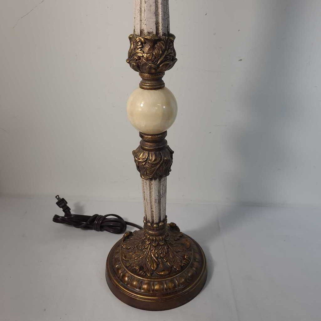GOLD CRACKLE BUFFET LAMP