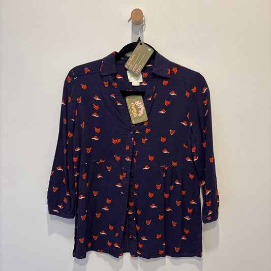 MAEVE - FOX PRINT BLOUSE