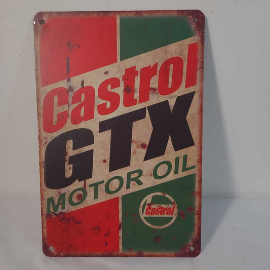 CASTROL GTX TIN SIGN