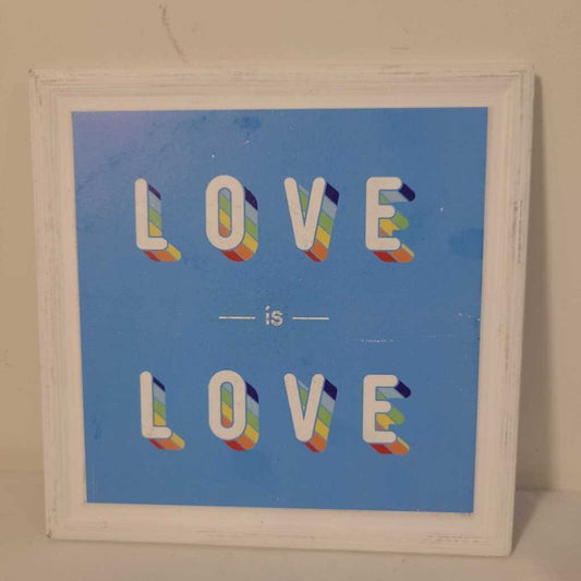 LOV IS LOVE SIGN