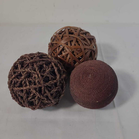 S/3 ROPE BALLS