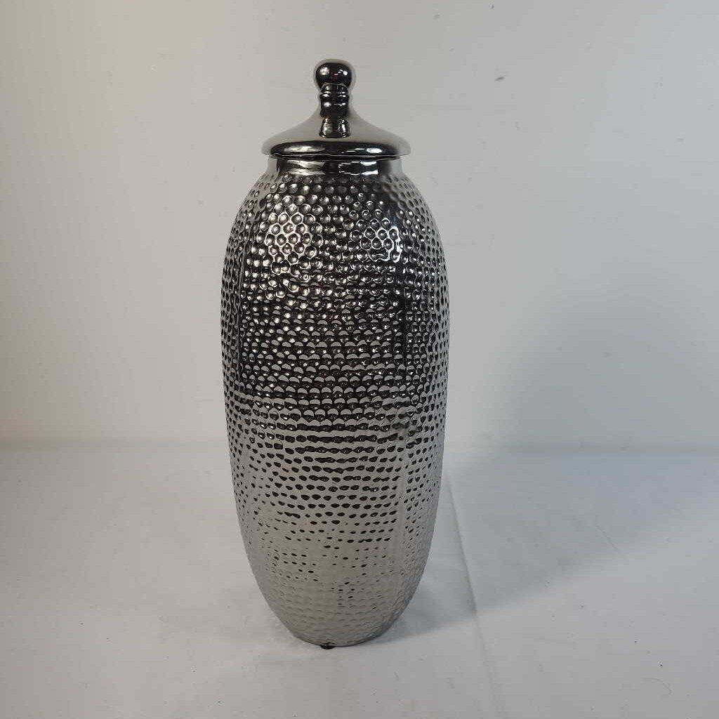SILVER DIMPLED JAR
