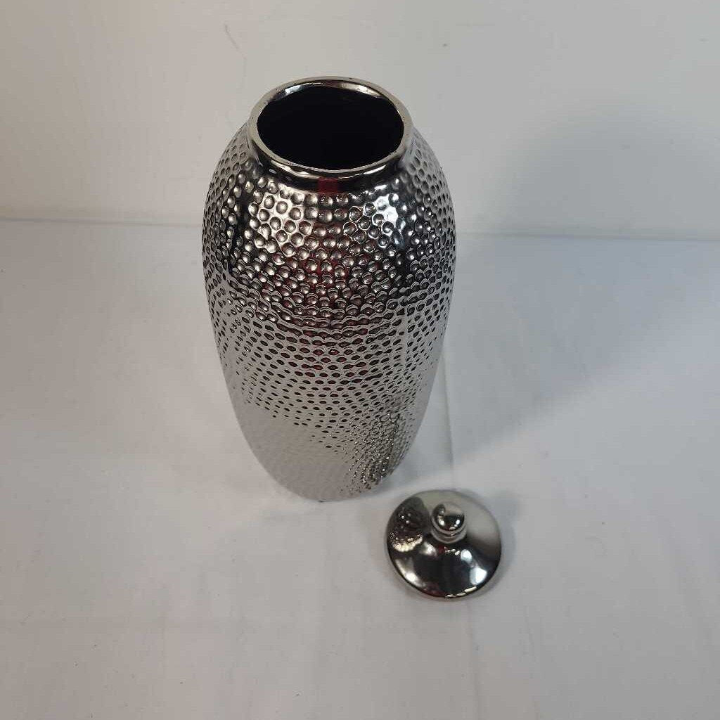 SILVER DIMPLED JAR