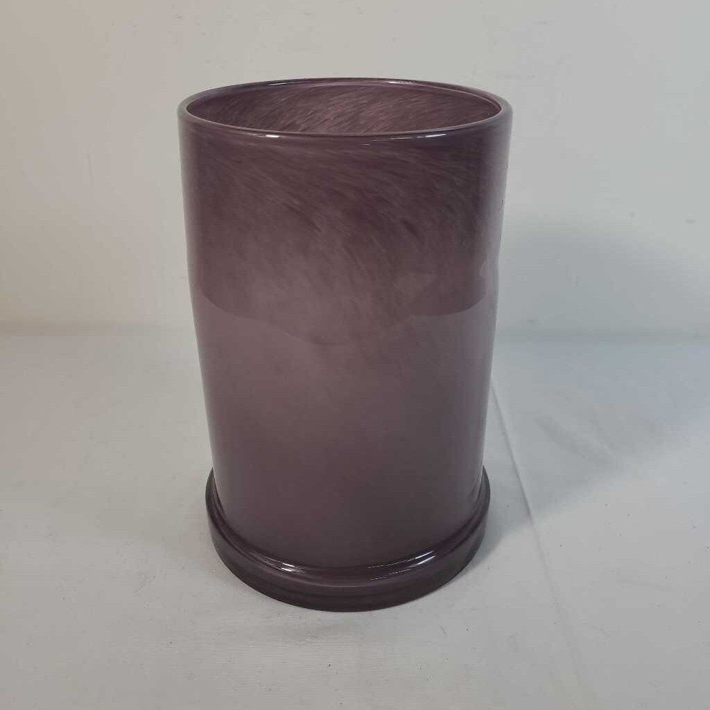 PURPLE GLASS VASE