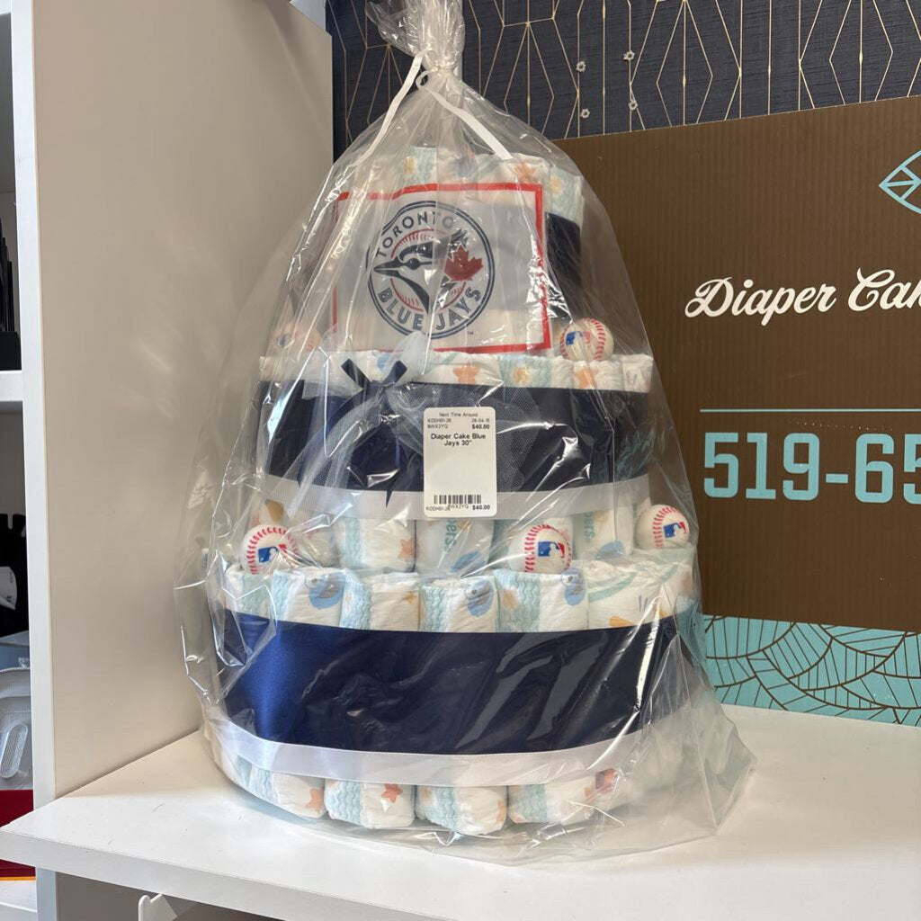 Diaper Cake Blue Jays