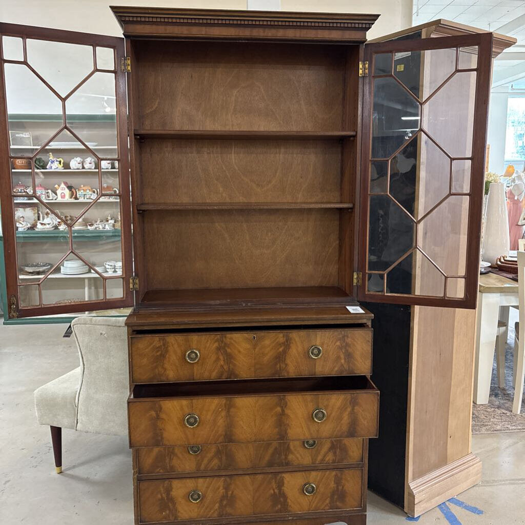 HIDDEN SECRETARY - GEORGIAN FURNITURE BY FREDERICK TIBBENHAM LTD