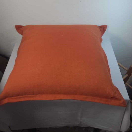 BURNT ORANGE RAULPH LAUREN DOWNFILLED PILLOW