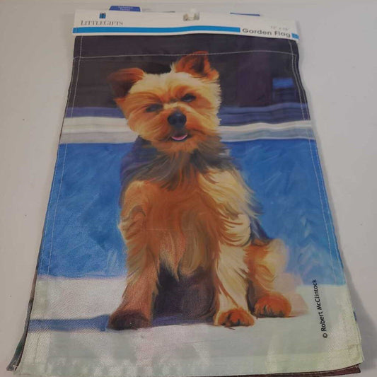 GARDEN FLAG~ YORKSHIRE TERRIER