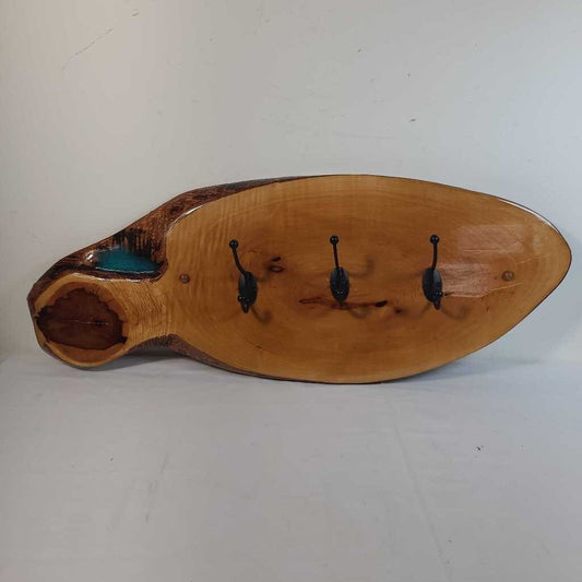 LIVE EDGE COAT RACK