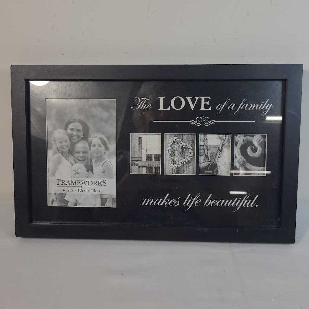 THE LOVE OF A FAMILY PHOTO FRAME