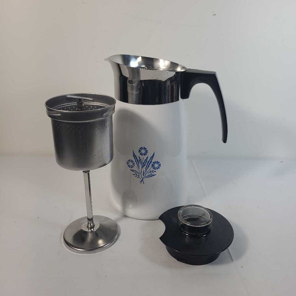 CORNING WARE 10C COFFEE PERCOLATOR