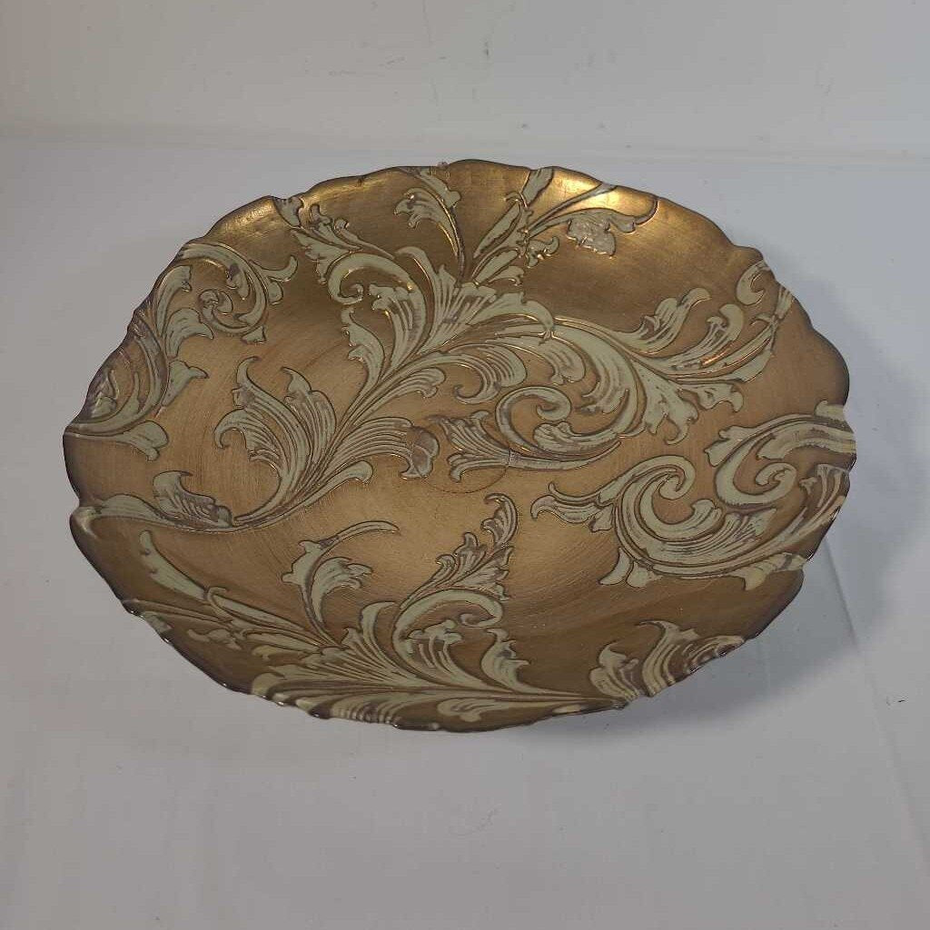 GOLD GLASS BOWL