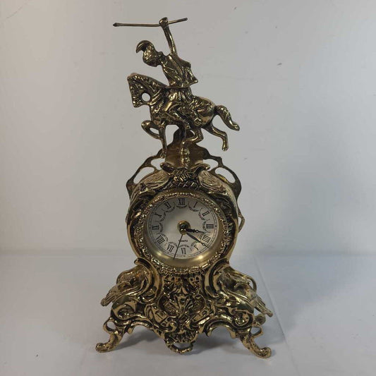VTG BRASS MANTLE CLOCK